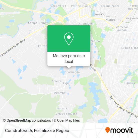 Construtora Jr mapa