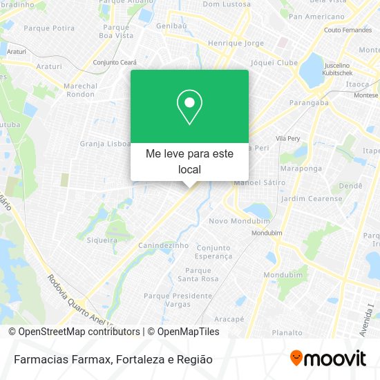 Farmacias Farmax mapa