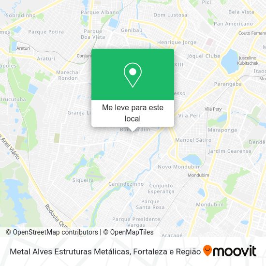 Metal Alves Estruturas Metálicas mapa