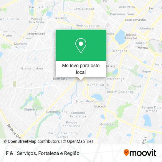 F & I Serviços mapa
