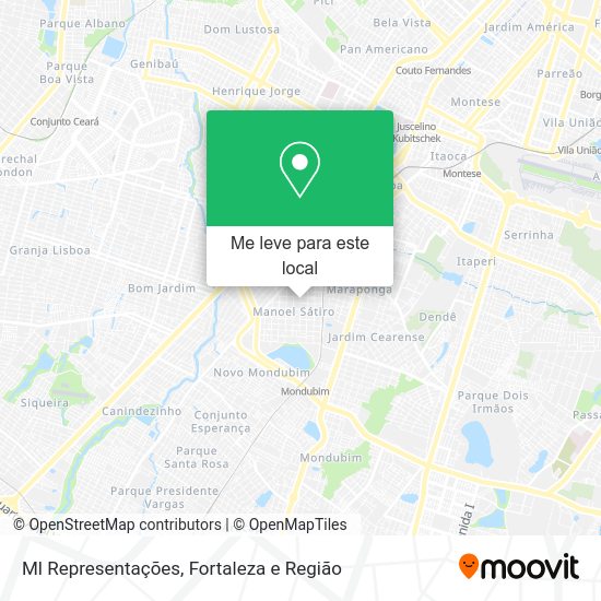 Ml Representações mapa