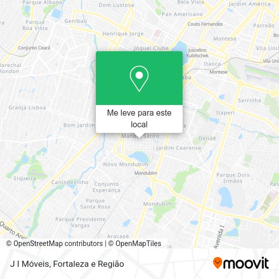 J I Móveis mapa