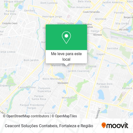 Ceacont Soluções Contabeis mapa