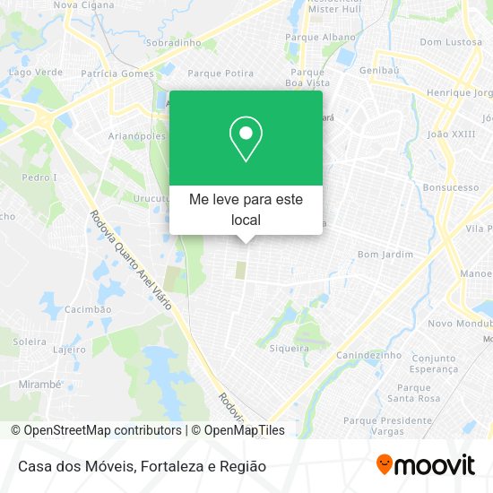 Casa dos Móveis mapa
