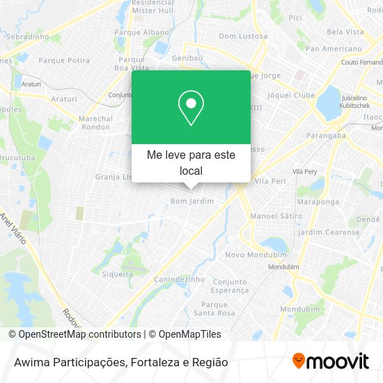 Awima Participações mapa