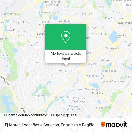 Fj Motos Locações e Servicos mapa