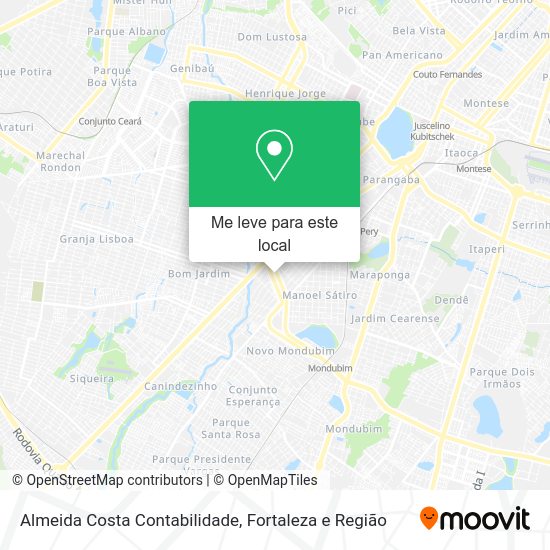 Almeida Costa Contabilidade mapa
