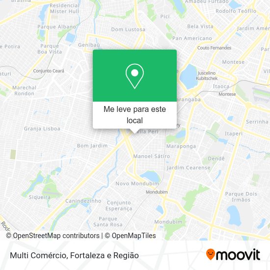 Multi Comércio mapa