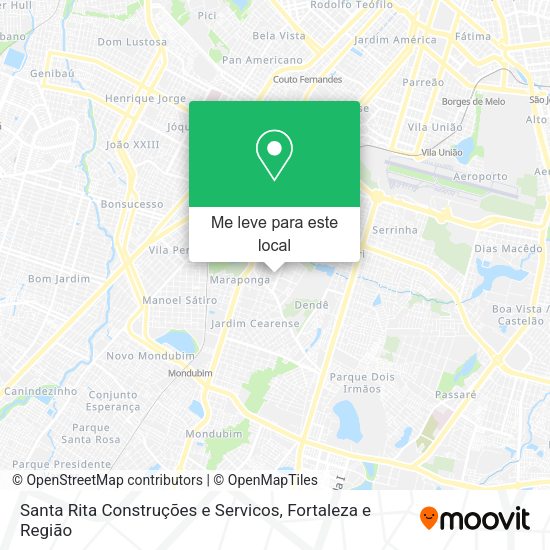 Santa Rita Construções e Servicos mapa