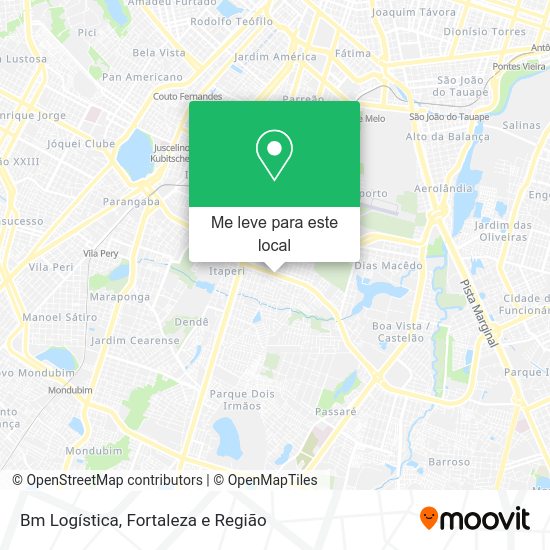Bm Logística mapa
