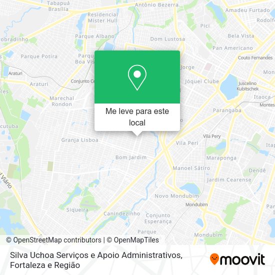 Silva Uchoa Serviços e Apoio Administrativos mapa