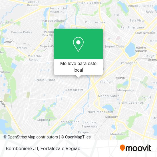 Bomboniere J I mapa