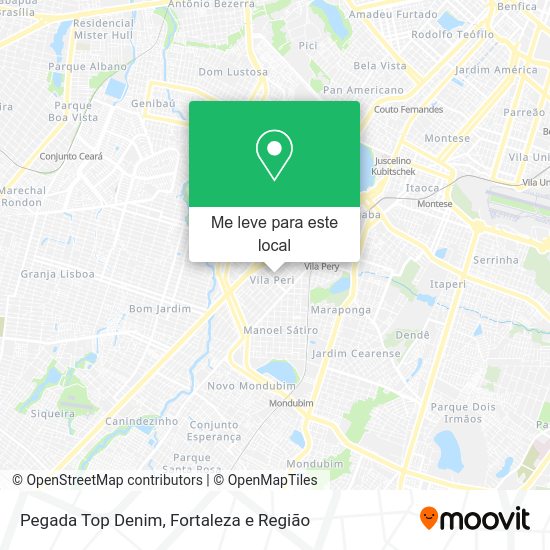 Pegada Top Denim mapa