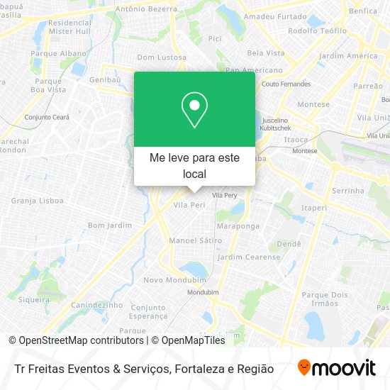 Tr Freitas Eventos & Serviços mapa
