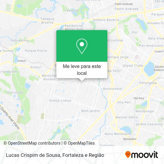 Lucas Crispim de Sousa mapa