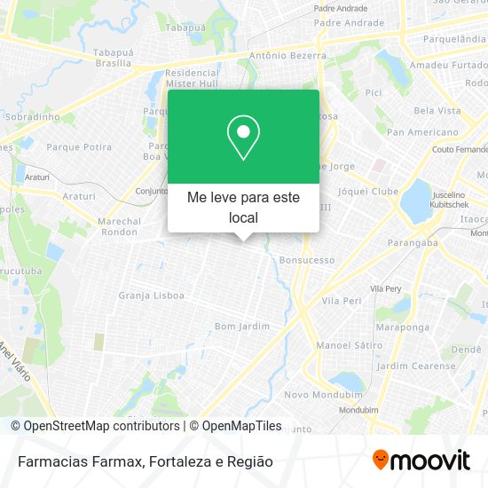 Farmacias Farmax mapa