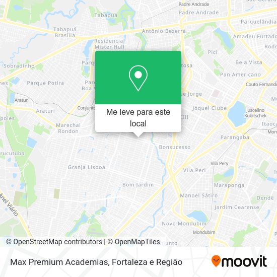 Max Premium Academias mapa