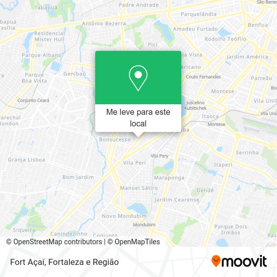 Fort Açaí mapa