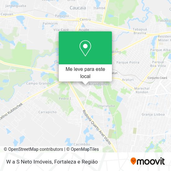 W a S Neto Imóveis mapa