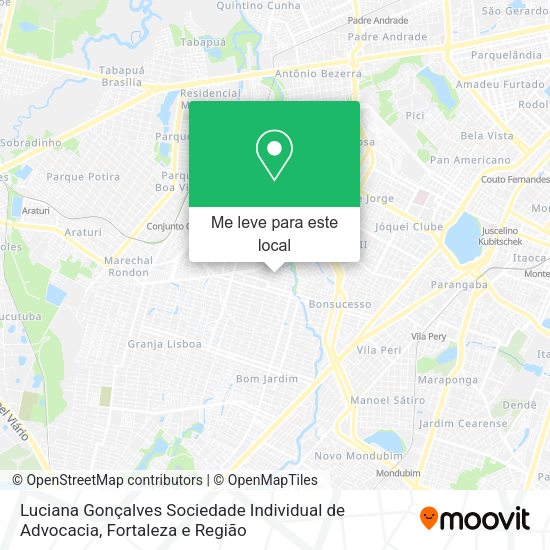 Luciana Gonçalves Sociedade Individual de Advocacia mapa