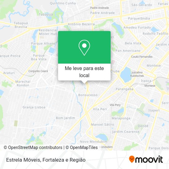 Estrela Móveis mapa
