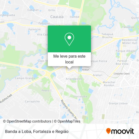 Banda a Loba mapa