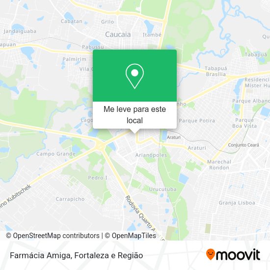 Farmácia Amiga mapa