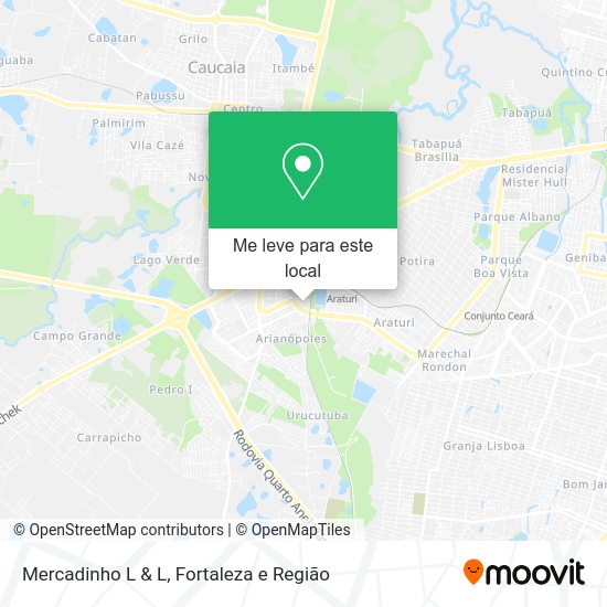 Mercadinho L & L mapa