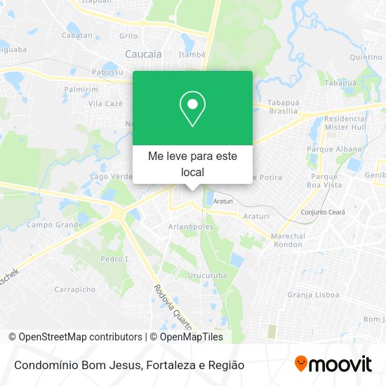 Condomínio Bom Jesus mapa
