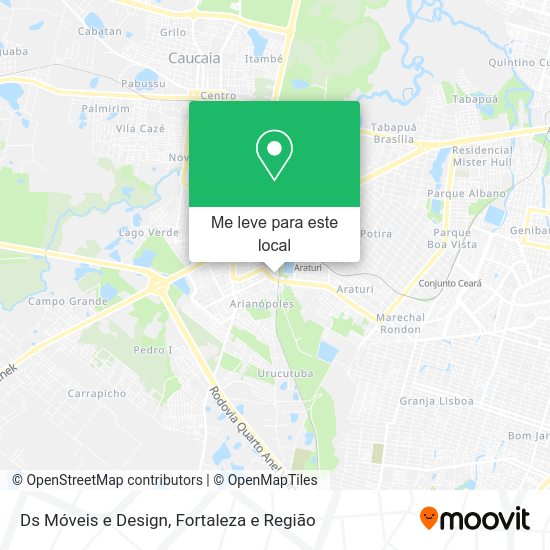 Ds Móveis e Design mapa