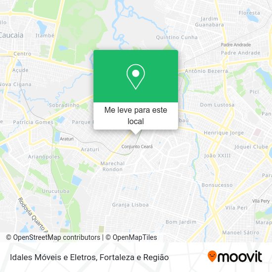 Idales Móveis e Eletros mapa