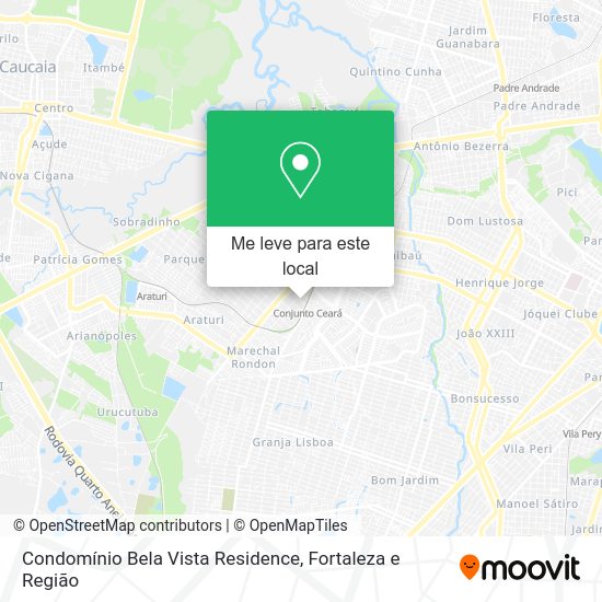 Condomínio Bela Vista Residence mapa