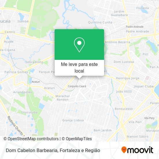 Dom Cabelon Barbearia mapa