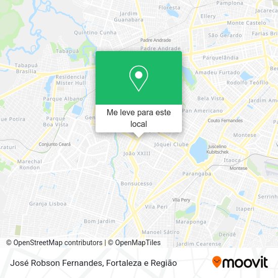 José Robson Fernandes mapa