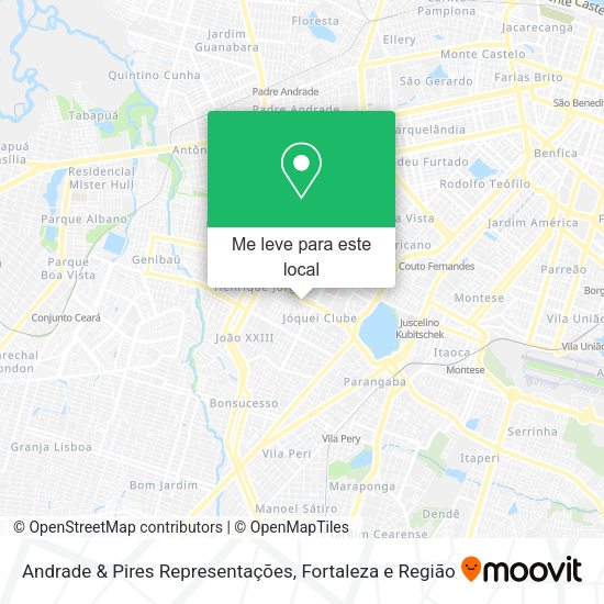 Andrade & Pires Representações mapa
