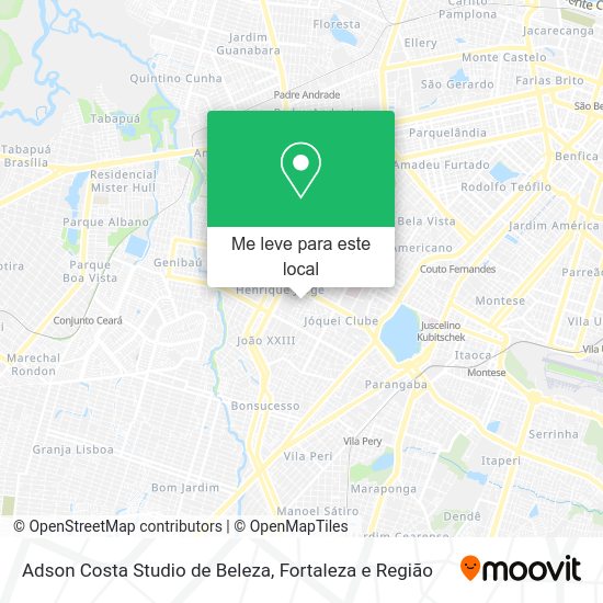 Adson Costa Studio de Beleza mapa
