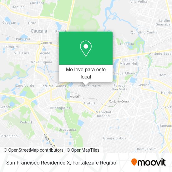 San Francisco Residence X mapa