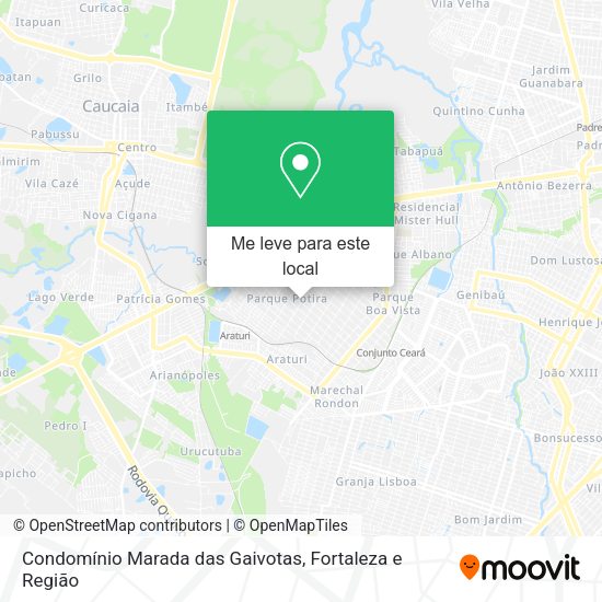 Condomínio Marada das Gaivotas mapa