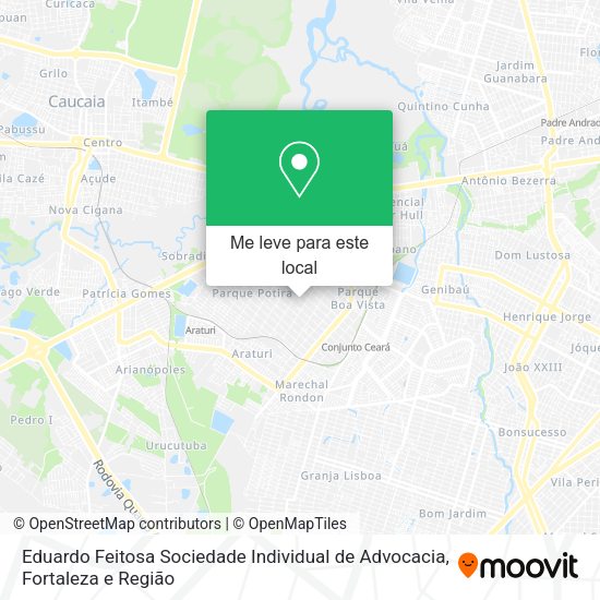 Eduardo Feitosa Sociedade Individual de Advocacia mapa