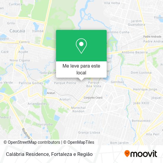 Calábria Residence mapa