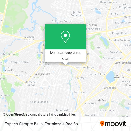 Espaço Sempre Bella mapa
