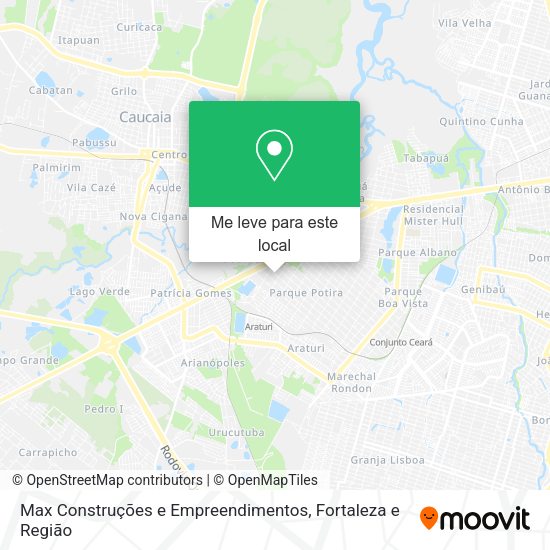Max Construções e Empreendimentos mapa