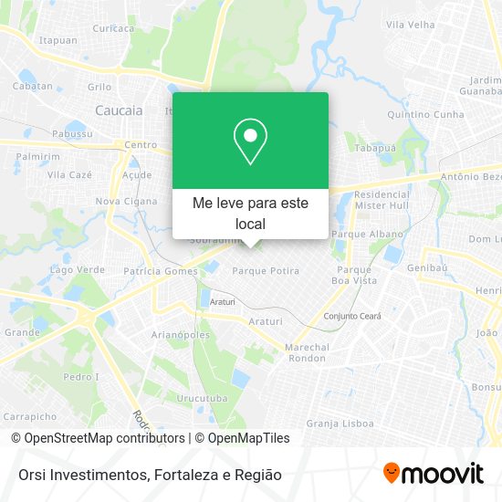 Orsi Investimentos mapa