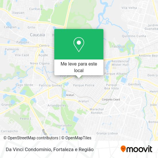 Da Vinci Condomínio mapa