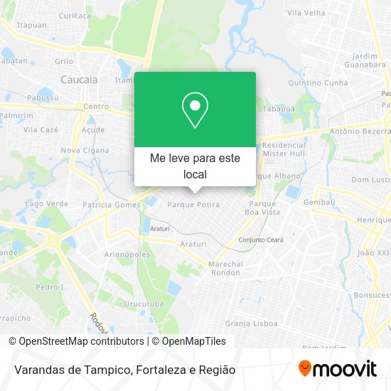 Varandas de Tampico mapa