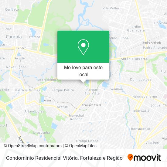 Condominio Residencial Vitória mapa