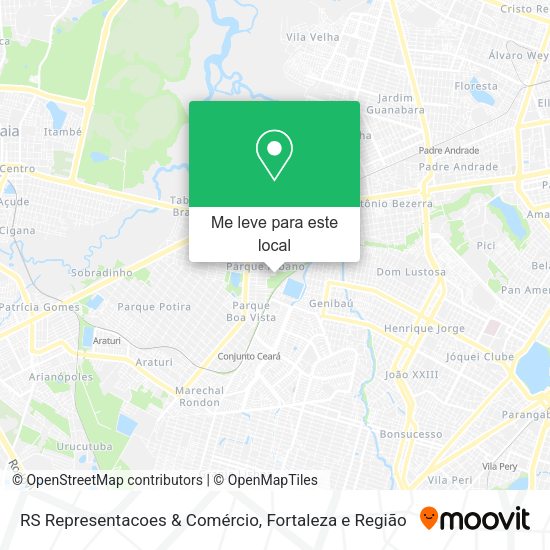 RS Representacoes & Comércio mapa