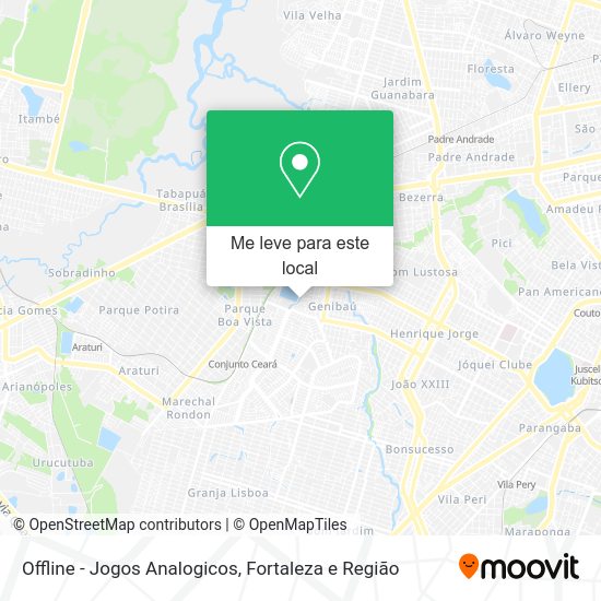 Offline - Jogos Analogicos mapa