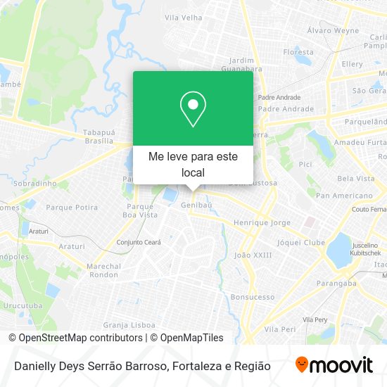 Danielly Deys Serrão Barroso mapa