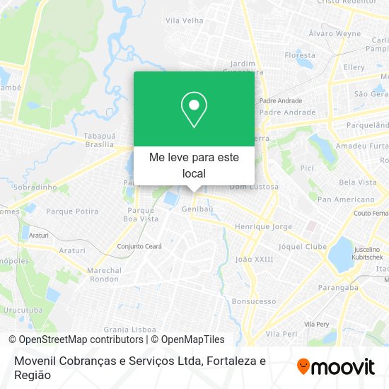 Movenil Cobranças e Serviços Ltda mapa